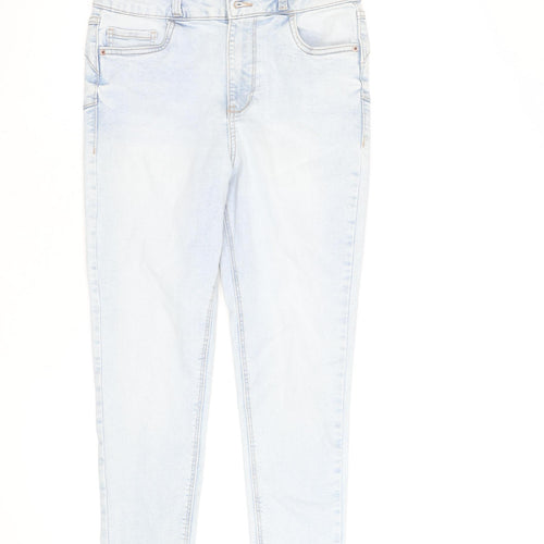 New Look Women’s Light Blue High Waist Skinny Jeans Size 12