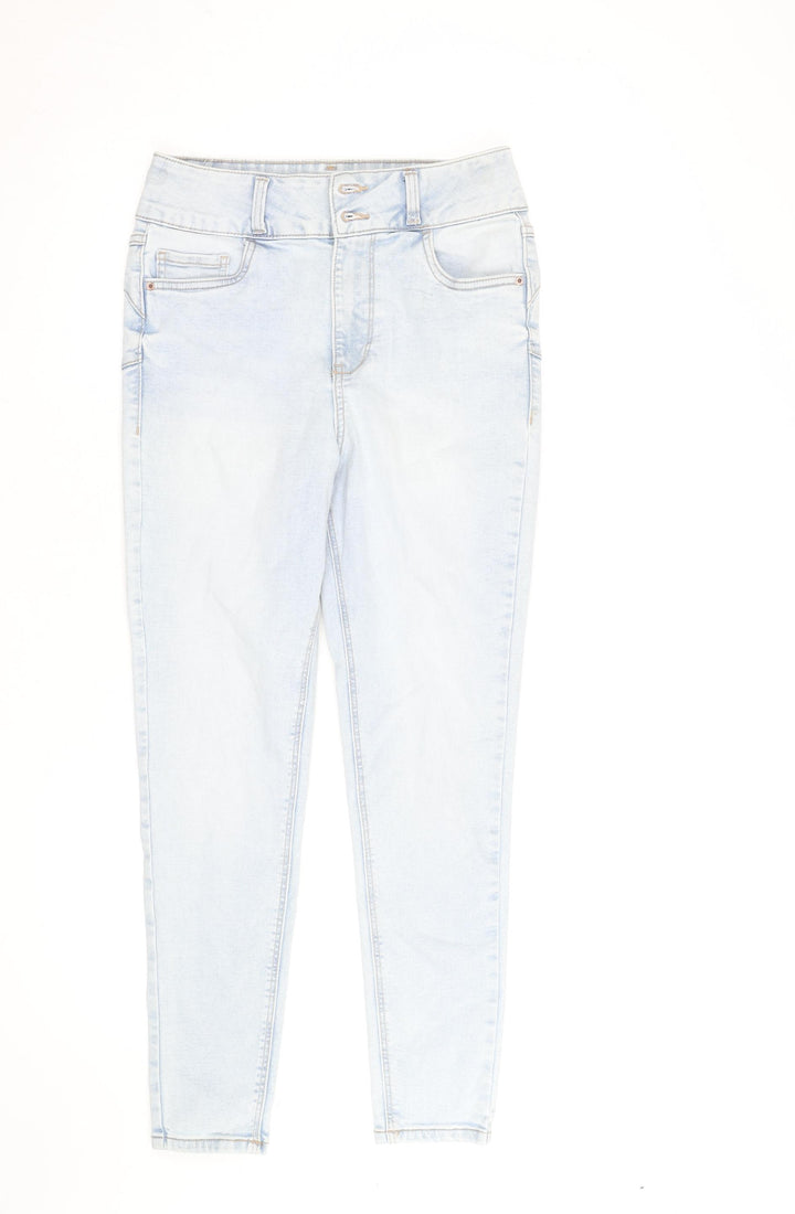 New Look Women’s Light Blue High Waist Skinny Jeans Size 12