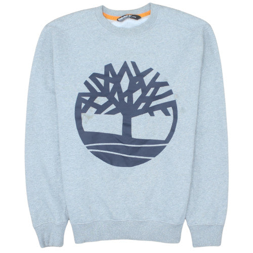 Timberland Mens Grey Regular Fit Logo Sweatshirt M