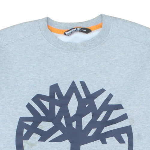 Timberland Mens Grey Regular Fit Logo Sweatshirt M