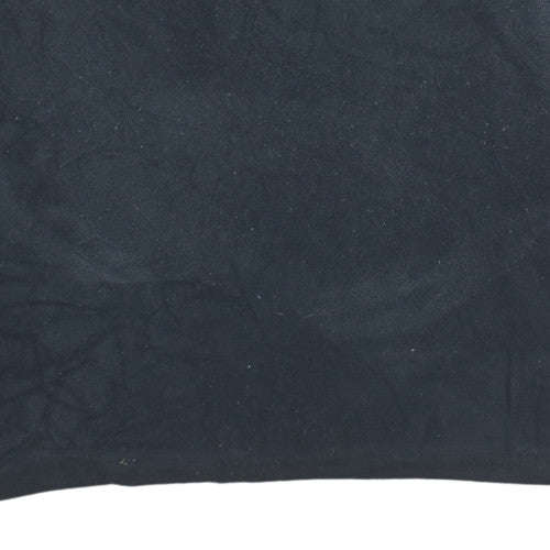 Adidas Mens Black L Fleece 1/2 Zip Pullover Sweatshirt