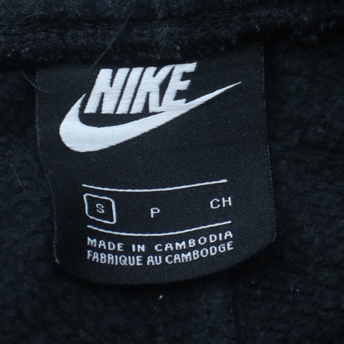 Nike Men's Black Jogger Sweatpants S Regular Fit Fleece Logo
