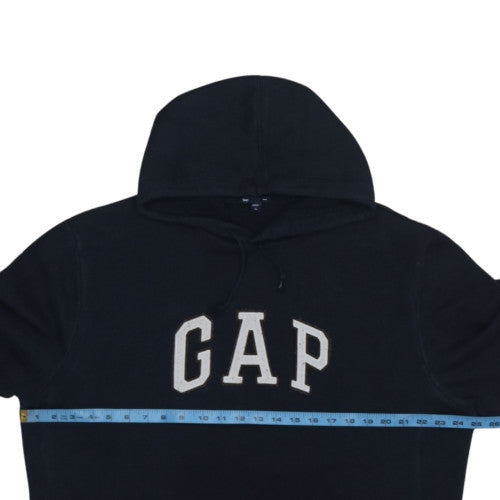 GAP Men's Black XL Pullover Hoodie with Logo Front Pocket