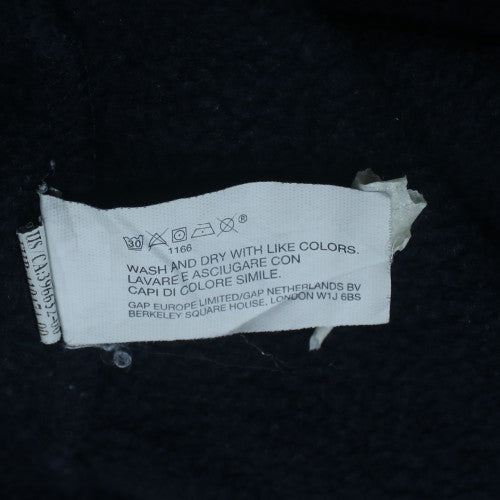 GAP Men's Black XL Pullover Hoodie with Logo Front Pocket