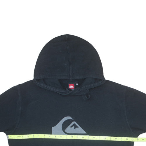 Quiksilver Men's Black XL Pullover Hoodie Fleece Graphic Sweatshirt