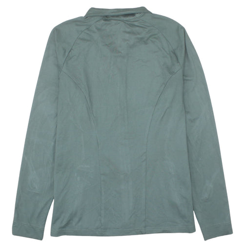Gymshark Women Green Full Zip Hoodie Jacket Size L Polyester Elastane