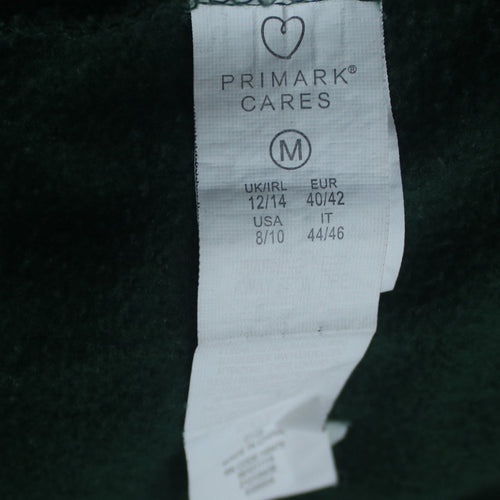 Disney Womens Black Hoodie Size M 12/14 Pullover Primark Cares