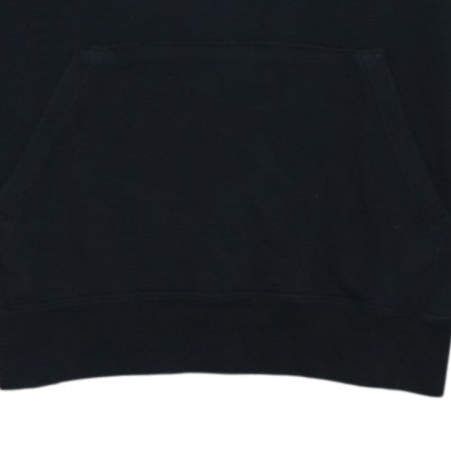 Nike Mens Black Pullover Hoodie Size S Cotton Blend Sweatshirt