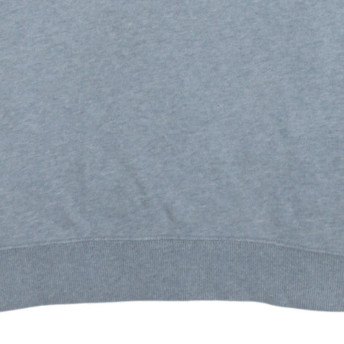 Tommy Jeans Men's Grey 1/2 Zip Sweatshirt M Collared Logo Top