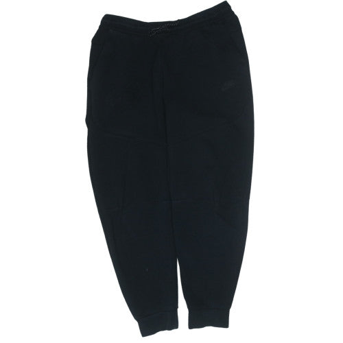 Nike Men's Black Fleece Jogger Trousers L Regular Fit