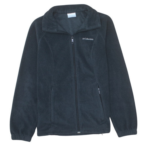 Columbia Womens Black Fleece Full Zip Jacket Size S Outdoor Wear