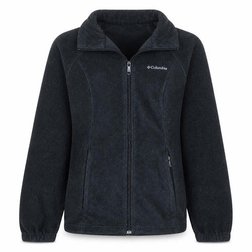 Columbia Womens Black Fleece Full Zip Jacket Size S Outdoor Wear