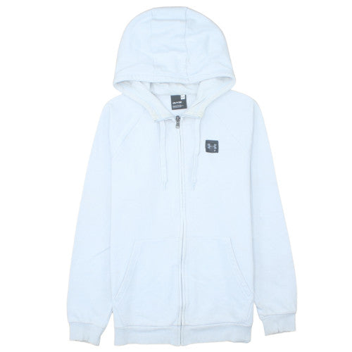 Under Armour Men’s White Full Zip Hoodie Size S Regular Fit