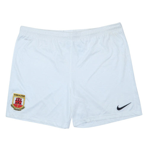 Nike Men's White Dri-FIT Football Shorts Size L Athletic Quick Dry