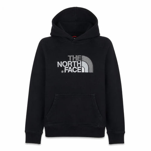 The North Face Boys Black XL Pullover Hoodie 100% Cotton Graphic Logo
