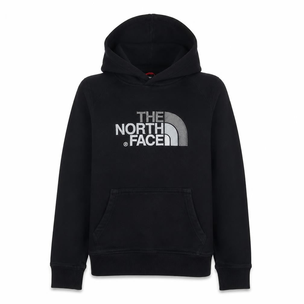 The North Face Boys Black XL Pullover Hoodie 100% Cotton Graphic Logo