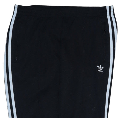 Adidas Womens Black Track Pants Size 14 Jogger Style Activewear