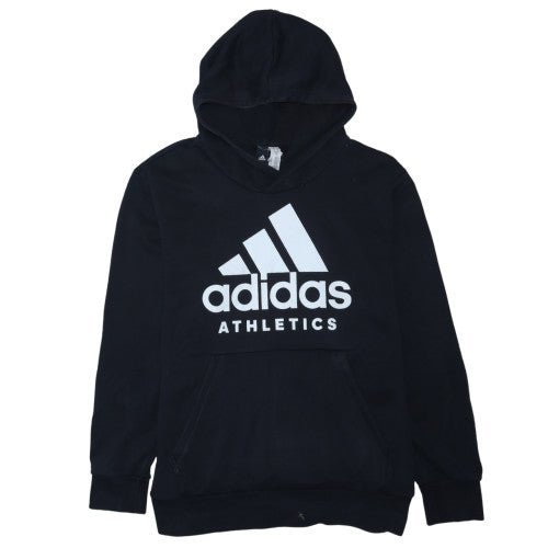 Adidas Men's Black XL Pullover Hoodie Athletic Logo Sweatshirt