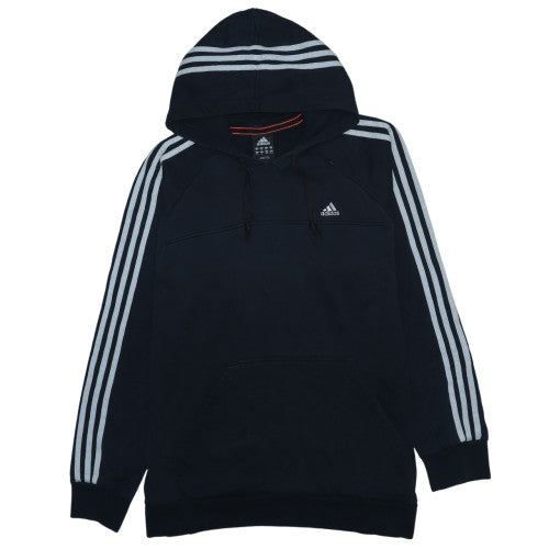 Adidas Men's Black XL Pullover Hoodie Sports Fleece Sweatshirt