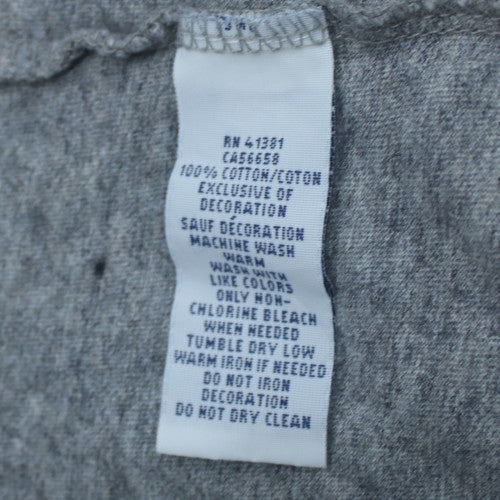 Polo Ralph Lauren Men's Grey Cotton V-Neck T-Shirt XL