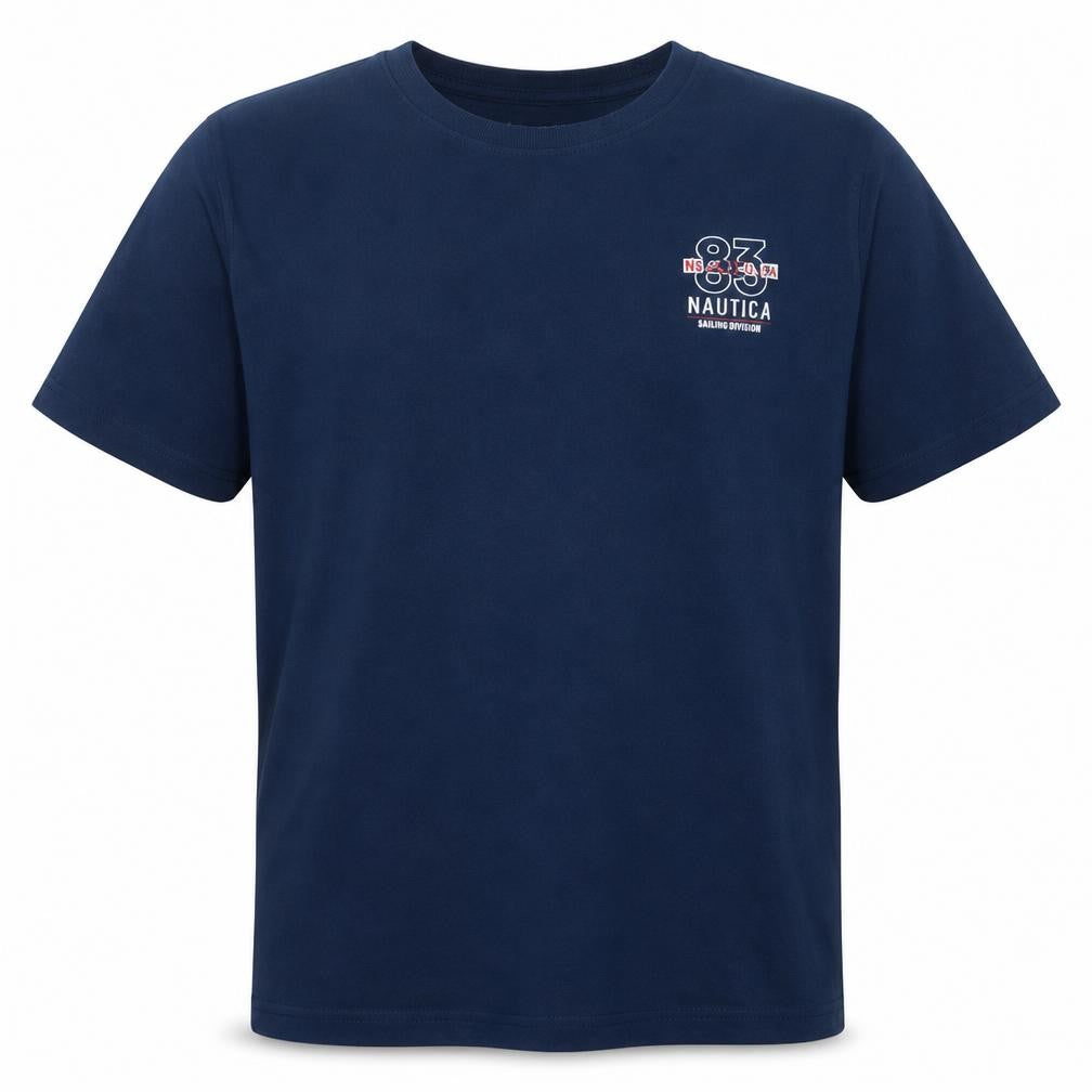 Nautica Men's Navy Blue XXL Crew Neck Nautical Graphic Cotton T-Shirt