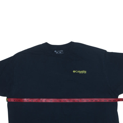 Columbia Men's Black 2XL PFG Graphic Fishing T-Shirt