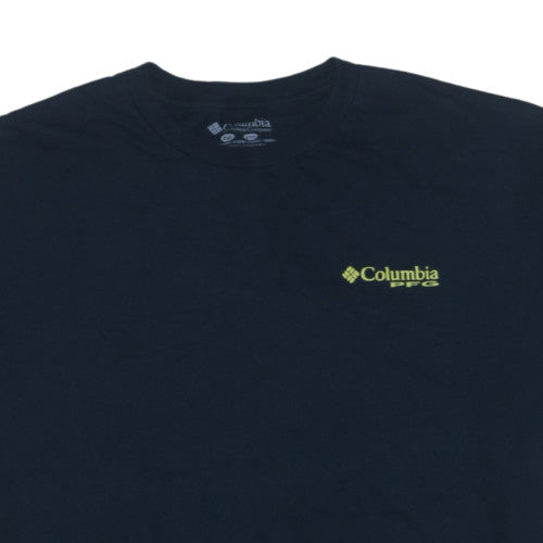 Columbia Men's Black 2XL PFG Graphic Fishing T-Shirt