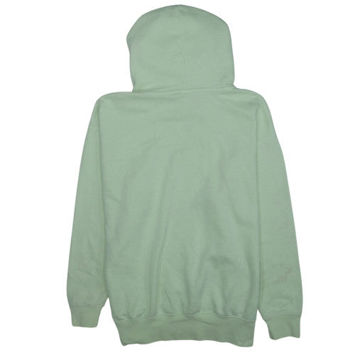 Nike Women's Green Pullover Hoodie Small Fleece Cotton Blend