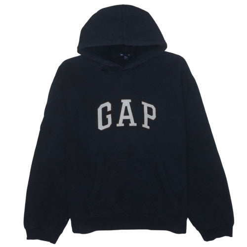 GAP Men's Black XL Pullover Hoodie Fleece Logo Sweatshirt