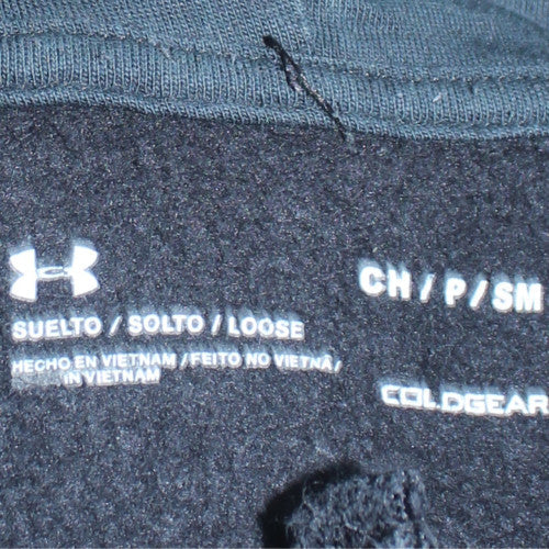 Under Armour Men's Black Small Pullover Hoodie ColdGear
