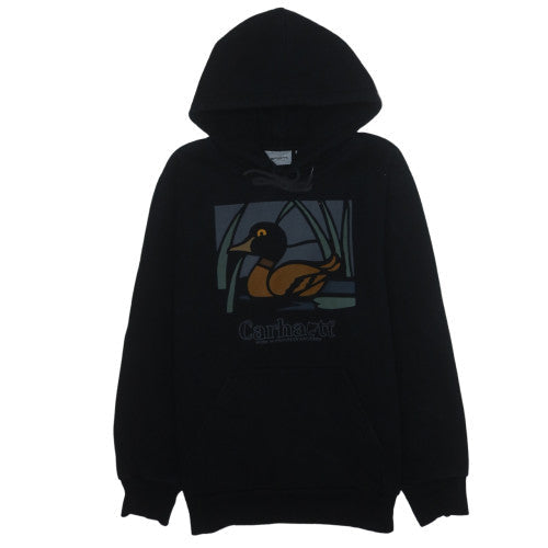 Carhartt Men’s Black Hoodie S Pullover Graphic Duck Logo
