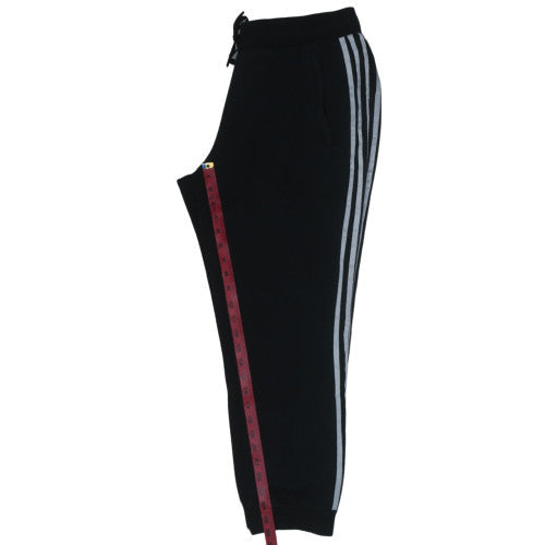Adidas Womens Black Jogger Trousers Size 18 Cotton Blend