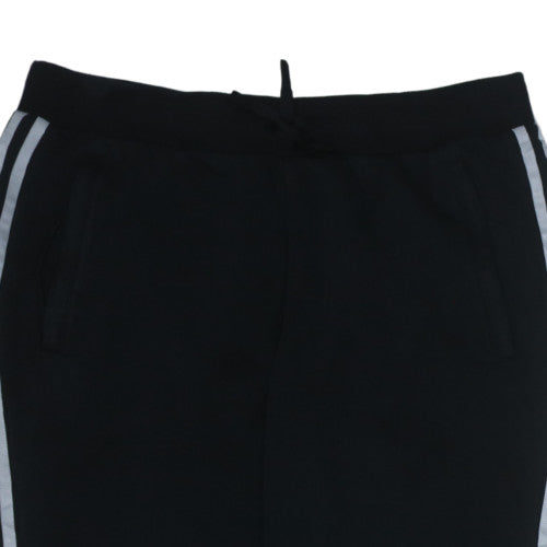 Adidas Womens Black Jogger Trousers Size 18 Cotton Blend