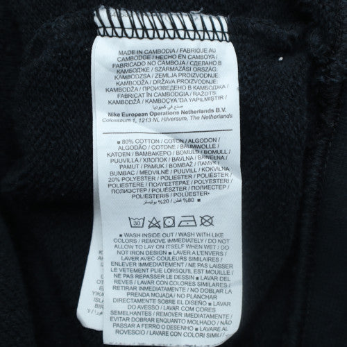 Nike Women's Black Small Pullover Sweatshirt with Logo Print