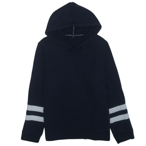 Nautica Womens Navy Pullover Hoodie XL Cotton Blend Casual