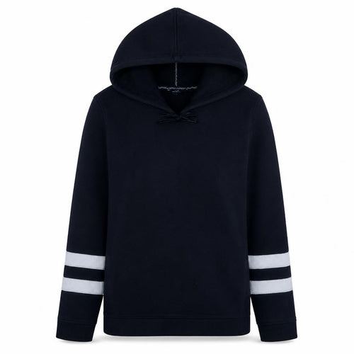 Nautica Womens Navy Pullover Hoodie XL Cotton Blend Casual