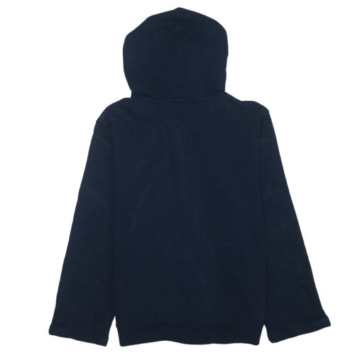 Lacoste Boys Navy Blue Full Zip Hoodie 14 Years 158cm 100% Cotton