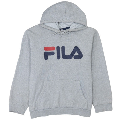 FILA Classics Womens Grey XL Pullover Hoodie Cotton Blend