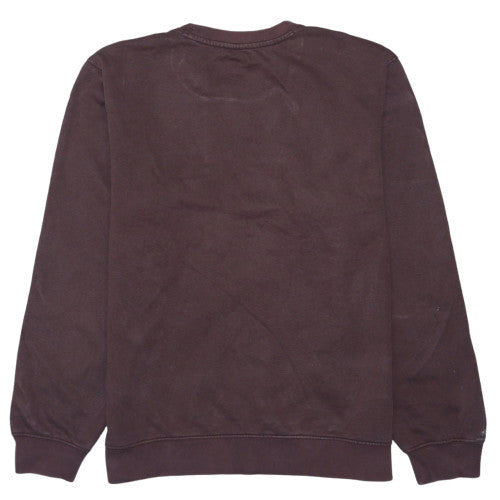 Champion Men's Brown Logo Pullover Sweatshirt Size L