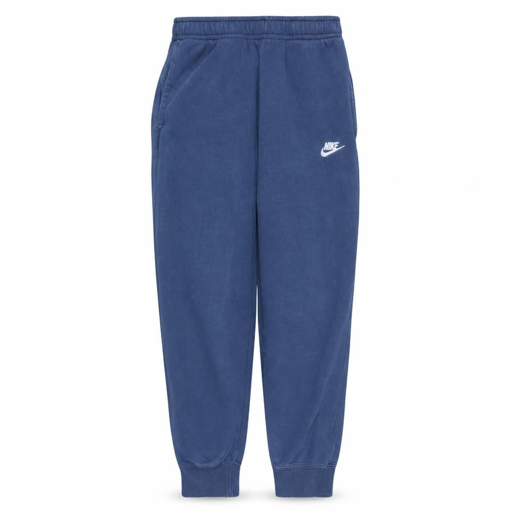 Front view of Nike men’s blue regular fit fleece sweatpants s