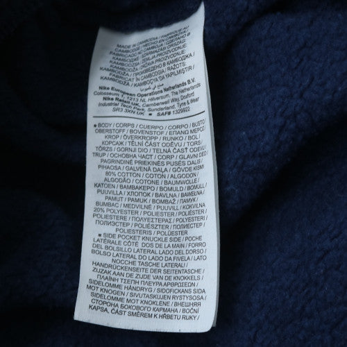 Nike Mens Blue Regular Fit Fleece Sweatpants S