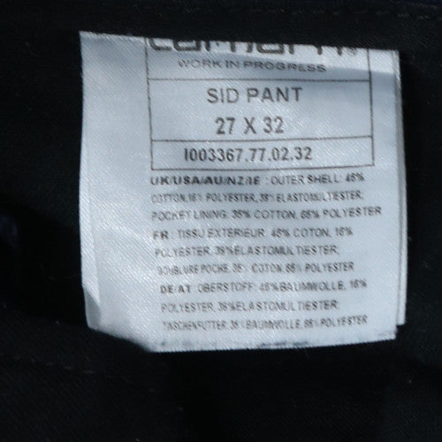Carhartt WIP Men's Blue Slim Fit Chino Trousers Size 27
