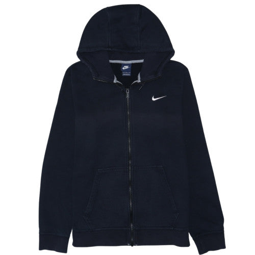 Nike Mens Blue Full Zip Hoodie Size M Fleece Sportswear