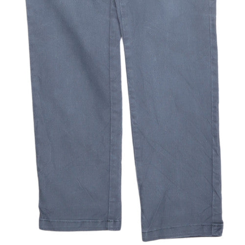 Carhartt Men Blue 32x32 Chino Cotton Trousers