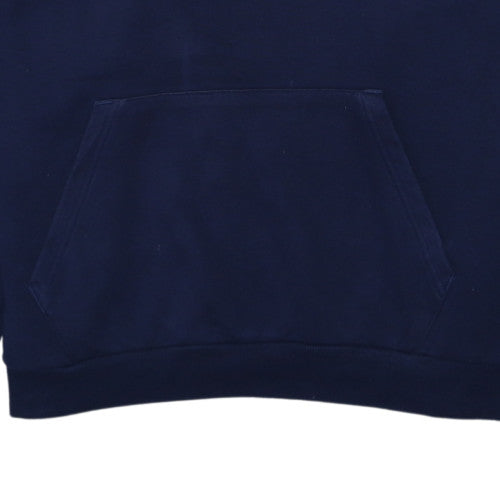 Puma Men's Blue XL Pullover Fleece Hoodie with Logo