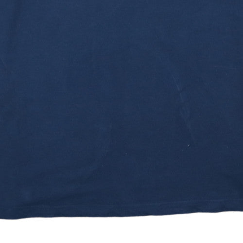 Gymshark Men's Navy Blue XL Crew Neck T-Shirt Cotton Blend