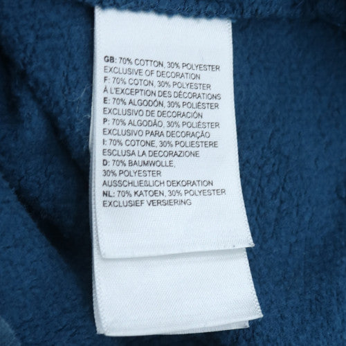 The North Face Mens Blue Crew Neck Sweatshirt M Cotton Blend