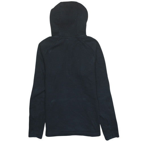 Nike Mens Black L Fleece 1/2 Zip Hoodie with Logo Pocket Style