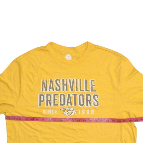 NHL Nashville Predators Men's Yellow XL Graphic T-Shirt