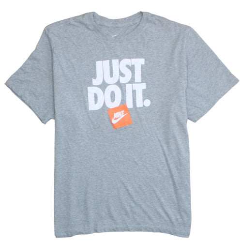 Nike Men's Grey XL Sport Graphic 'Just Do It' T-Shirt